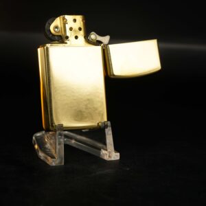 Zippo Slim Chu Niên 1932-1987 – Đồng Nguyên Khối - Trơn 2 mặt 3