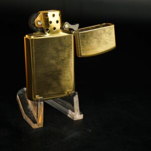 Zippo Slim Chu Niên 1932-1987 – Đồng Nguyên Khối - Trơn 2 mặt 4