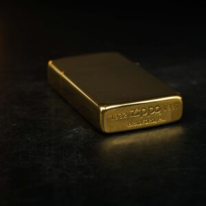 Zippo Slim Chu Niên 1932-1987 – Đồng Nguyên Khối - Trơn 2 mặt 7