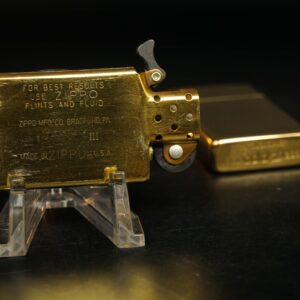 Zippo Slim Chu Niên 1932-1987 – Đồng Nguyên Khối - Trơn 2 mặt 9