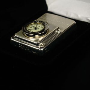 Zippo Time – Zippo 1997 – 125th Anniversary Railway Establishment – Lacke Bạc 1