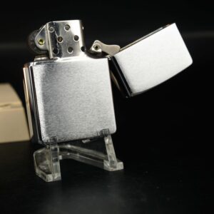 Zippo Xưa 1982 – Plain – Trơn 2 mặt – Brushed Chrome 10