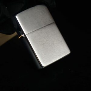 Zippo Xưa 1982 – Plain – Trơn 2 mặt – Brushed Chrome 12