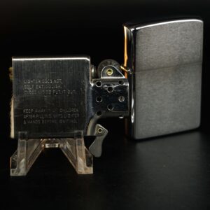 Zippo Xưa 1982 – Plain – Trơn 2 mặt – Brushed Chrome 14