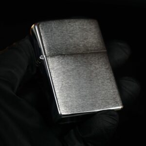 Zippo Xưa 1982 – Plain – Trơn 2 mặt – Brushed Chrome 15