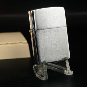 Zippo Xưa 1982 – Plain – Trơn 2 mặt – Brushed Chrome