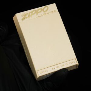 Zippo Xưa 1982 – Plain – Trơn 2 mặt – Brushed Chrome - New 1