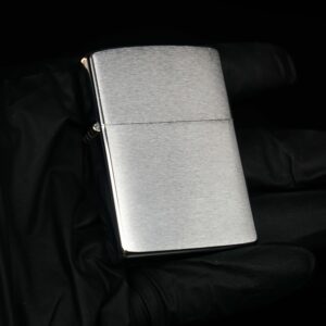 Zippo Xưa 1982 – Plain – Trơn 2 mặt – Brushed Chrome - New 19