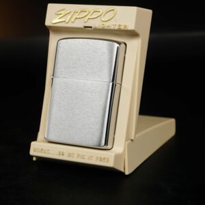 Zippo Xưa 1982 – Plain – Trơn 2 mặt – Brushed Chrome - New 4
