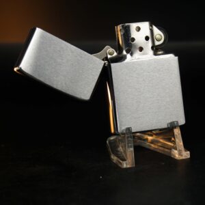 Zippo Xưa 1982 – Plain – Trơn 2 mặt – Brushed Chrome - New 5