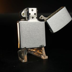 Zippo Xưa 1982 – Plain – Trơn 2 mặt – Brushed Chrome - New 6
