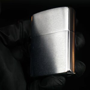 Zippo Xưa 1983 – Plain – Trơn 2 mặt – Brushed Chrome 15
