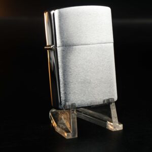 Zippo Xưa 1983 – Plain – Trơn 2 mặt – Brushed Chrome