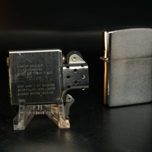 Zippo Xưa 1983 – Plain – Trơn 2 mặt – Brushed Chrome - New 11