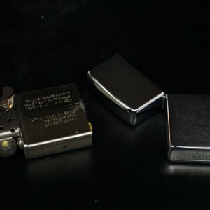 Zippo Xưa 1983 – Plain – Trơn 2 mặt – Brushed Chrome - New 13