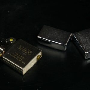 Zippo Xưa 1983 – Plain – Trơn 2 mặt – Brushed Chrome - New 14