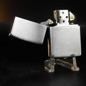 Zippo Xưa 1983 – Plain – Trơn 2 mặt – Brushed Chrome - New 8
