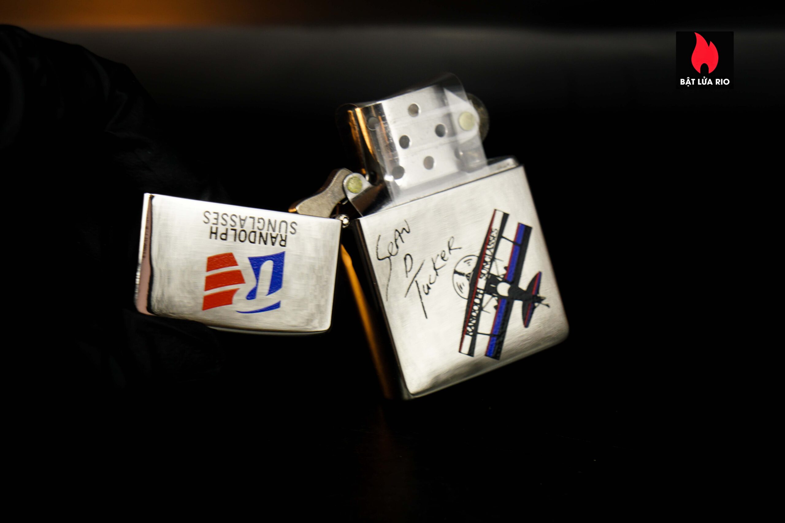 Zippo Xưa La Mã 1993 – Randolph Sunglasses - Sean D. Tucker 6