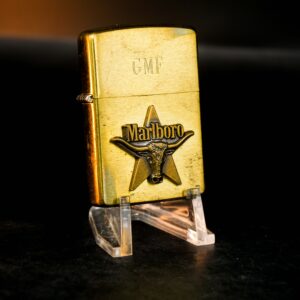 Zippo La Mã 1992 – Đồng Nguyên Khối – Marlboro Longhorns – GMF