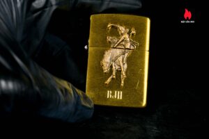 Zippo La Mã 1992 – Marlboro Wild West – BJH – Đồng Nguyên Khối 14