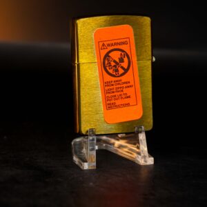 Zippo La Mã 1993 – Đồng Nguyên Khối – Marlboro Wild West – Không Khắc 5
