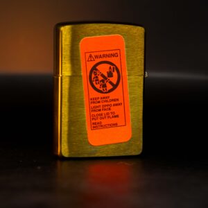 Zippo La Mã 1993 – Đồng Nguyên Khối – Marlboro Wild West – Không Khắc 9