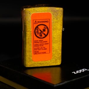 Zippo La Mã 1993 – Marlboro Wild West – Không Khắc – Đồng Nguyên Khối 5