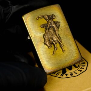 Zippo La Mã 1994 – Đồng Nguyên Khối – Marlboro Rodeo Country Store 1