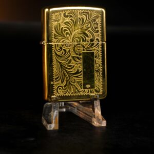 Zippo La Mã 1995 – Đồng Nguyên Khối – Venetian – Hoa Văn Ý