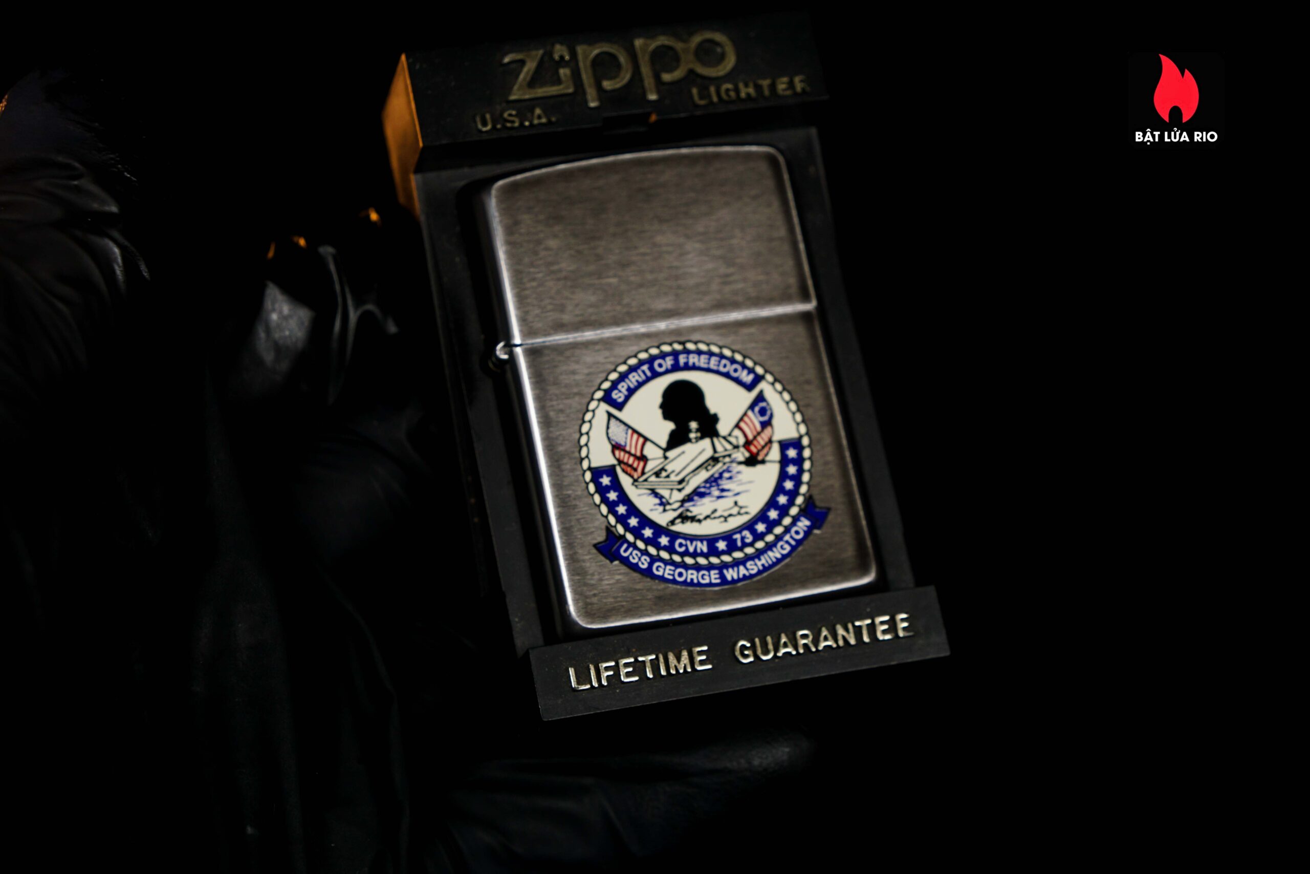 Zippo La Mã 1995 – USS George Washington CVN 73 1