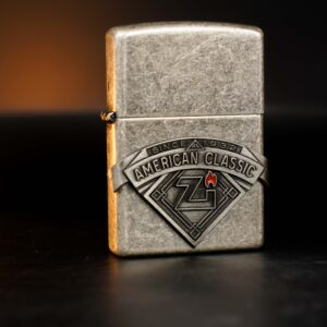 Zippo La Mã 1998 – American Classic Since 1932 – Antique Silver 8