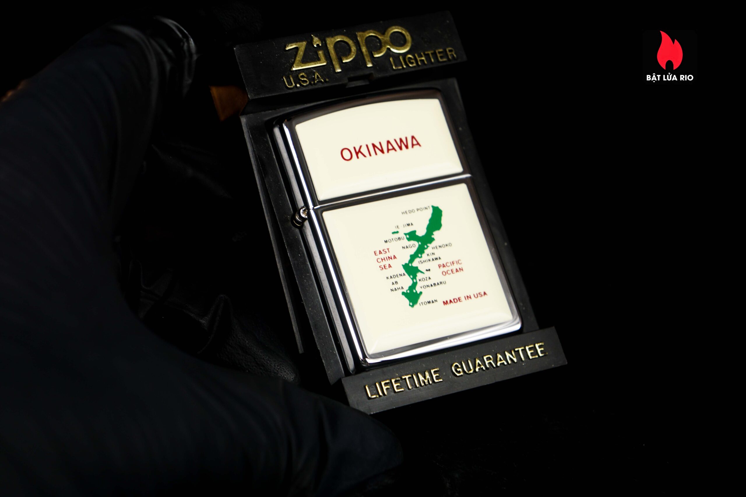Zippo Xưa La Mã 1997 – Zippo Ultralite – Okinawa 1