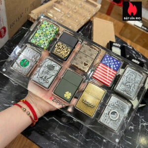Khay Mica trưng bày và bảo quản Zippo 10 ô