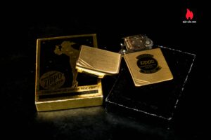 Zippo Chu Niên 1932-1982 – Đồng Khối - Commemorative 1932-1982 50th Anniversary 2