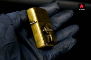 Zippo La Mã 1988 – Đồng Nguyên Khối – Marlboro Longhorns 14