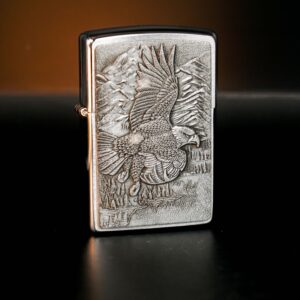 Zippo La Mã 1995 – The American Eagle – Eagle Pewter Emblem 7