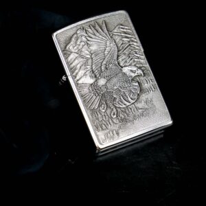 Zippo La Mã 1995 – The American Eagle – Eagle Pewter Emblem 9
