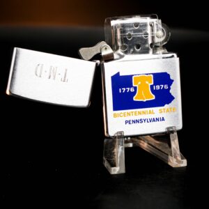 Zippo Xưa 1973 – 1776-1976 Bicentennial State Pennsylvania – Kỷ Niệm 200 Năm Hoa Kỳ 11