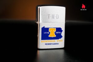 Zippo Xưa 1973 – 1776-1976 Bicentennial State Pennsylvania – Kỷ Niệm 200 Năm Hoa Kỳ 9
