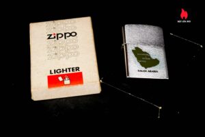 Zippo Xưa 1981 – Saudi Arabia Brush Chrome 1