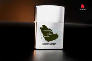 Zippo Xưa 1981 – Saudi Arabia Brush Chrome 10
