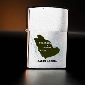 Zippo Xưa 1981 – Saudi Arabia Brush Chrome 10