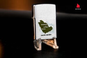 Zippo Xưa 1981 – Saudi Arabia Brush Chrome