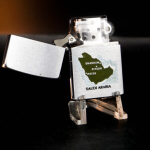 Zippo Xưa 1981 – Saudi Arabia Brush Chrome 6