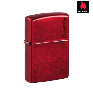 Zippo 21063ZL - Zippo Classic Candy Apple Red Zippo Logo