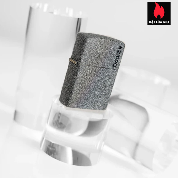 Zippo 211ZL - Zippo Classic Iron Stone Zippo Logo 1