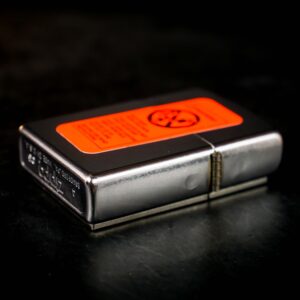 Zippo 2003 – Ford 100th – Blue & White Emblem Stress Chrome 5