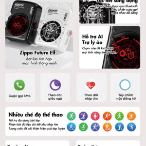 Zippo Future System Black Touch Screen - Bật Lửa Công NGhệ Thông Minh - Màn Hình Cảm Ứng & Phát Sáng 4