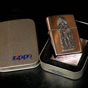 Zippo La Mã 1996 – Cigar Store Indians – High Polish Chrome 1