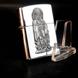 Zippo La Mã 1996 – Cigar Store Indians – High Polish Chrome 5